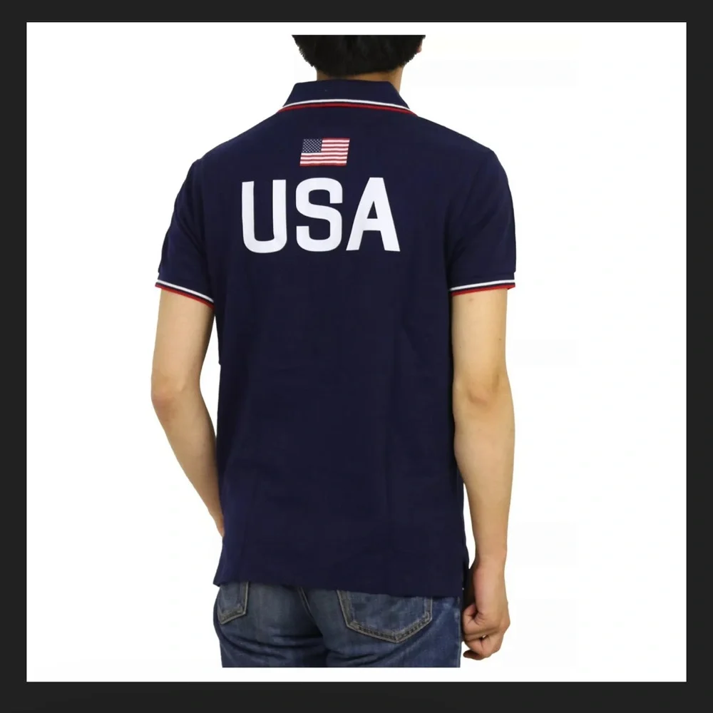 Polo Ralph Lauren Custom Fit Big Pony Short Sleeve Polo Shirt USA 16